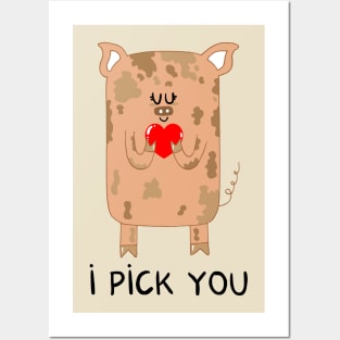 I pick you Posters and Art